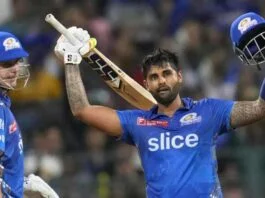 Suryakumar Yadav Slams Maiden IPL Hundred as Mumbai Indians Post 218/5 Against Gujarat Titans